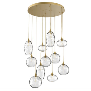 Hammerton Studio - CHB0048-11-GB-OC-C01-E2 - 11 Light Pendant - Misto - Gilded Brass