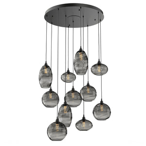 Hammerton Studio - CHB0048-11-MB-OS-C01-E2 - 11 Light Pendant - Misto - Matte Black