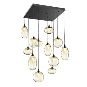 Hammerton Studio - CHB0048-12-MB-OA-C01-E2 - 12 Light Pendant - Misto - Matte Black