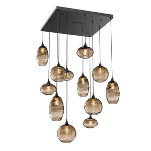 Hammerton Studio - CHB0048-12-MB-OB-C01-E2 - 12 Light Pendant - Misto - Matte Black