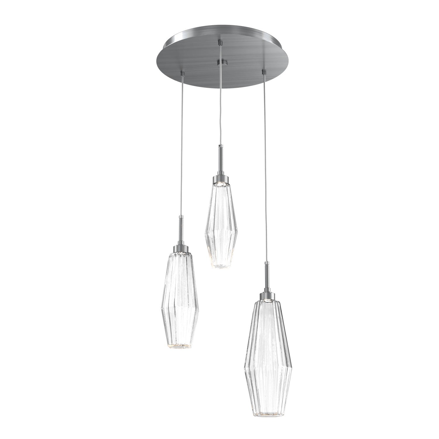 Hammerton Studio - CHB0049-03-GM-RC-C01-L1 - LED Pendant - Aalto - Gunmetal