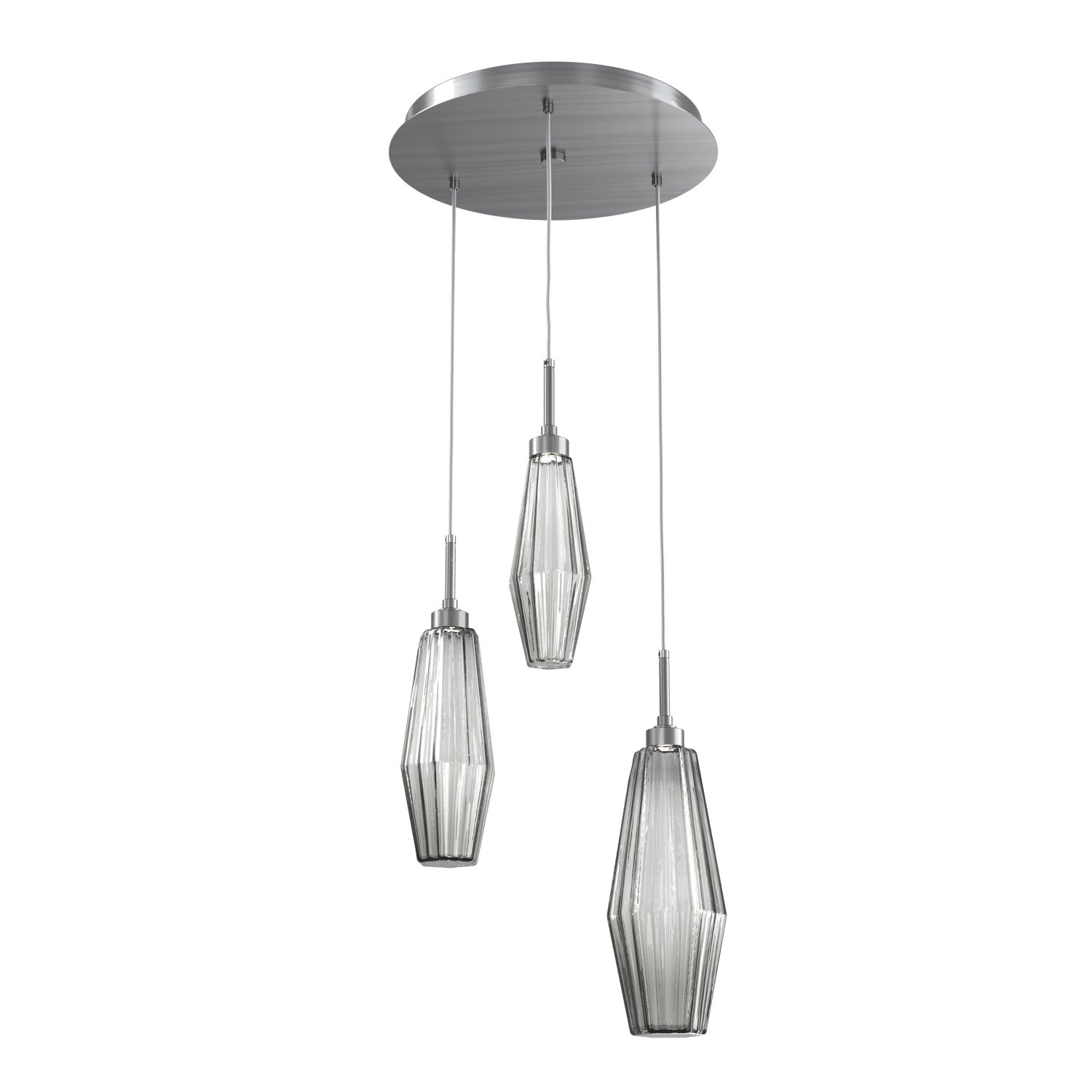 Hammerton Studio - CHB0049-03-GM-RS-C01-L3 - LED Pendant - Aalto - Gunmetal