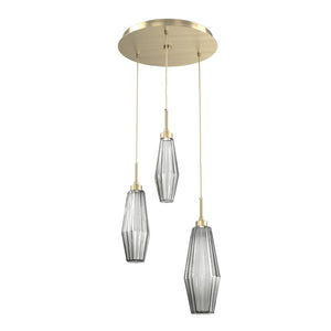 Hammerton Studio - CHB0049-03-HB-RS-C01-L3 - LED Pendant - Aalto - Heritage Brass