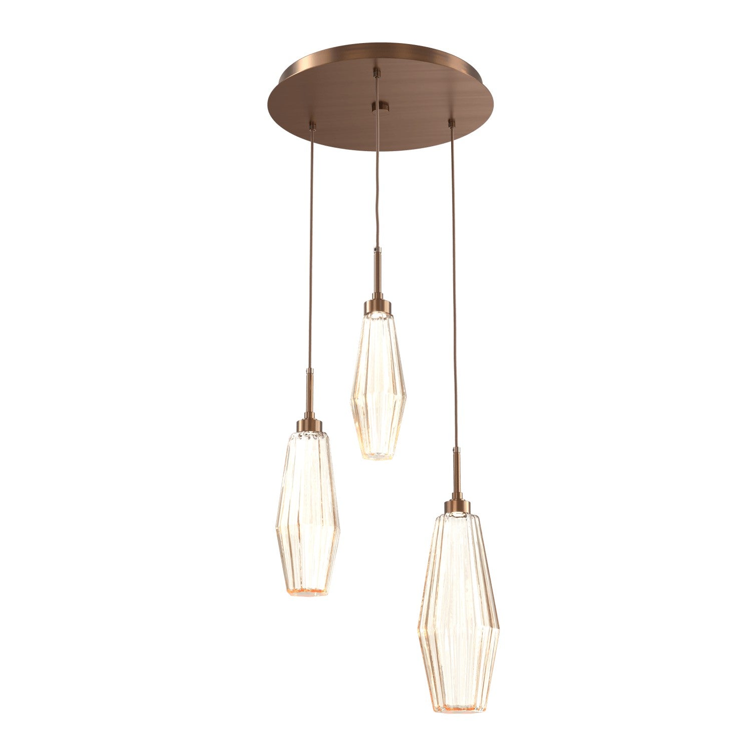 Hammerton Studio - CHB0049-03-RB-RA-C01-L1 - LED Pendant - Aalto - Oil Rubbed Bronze