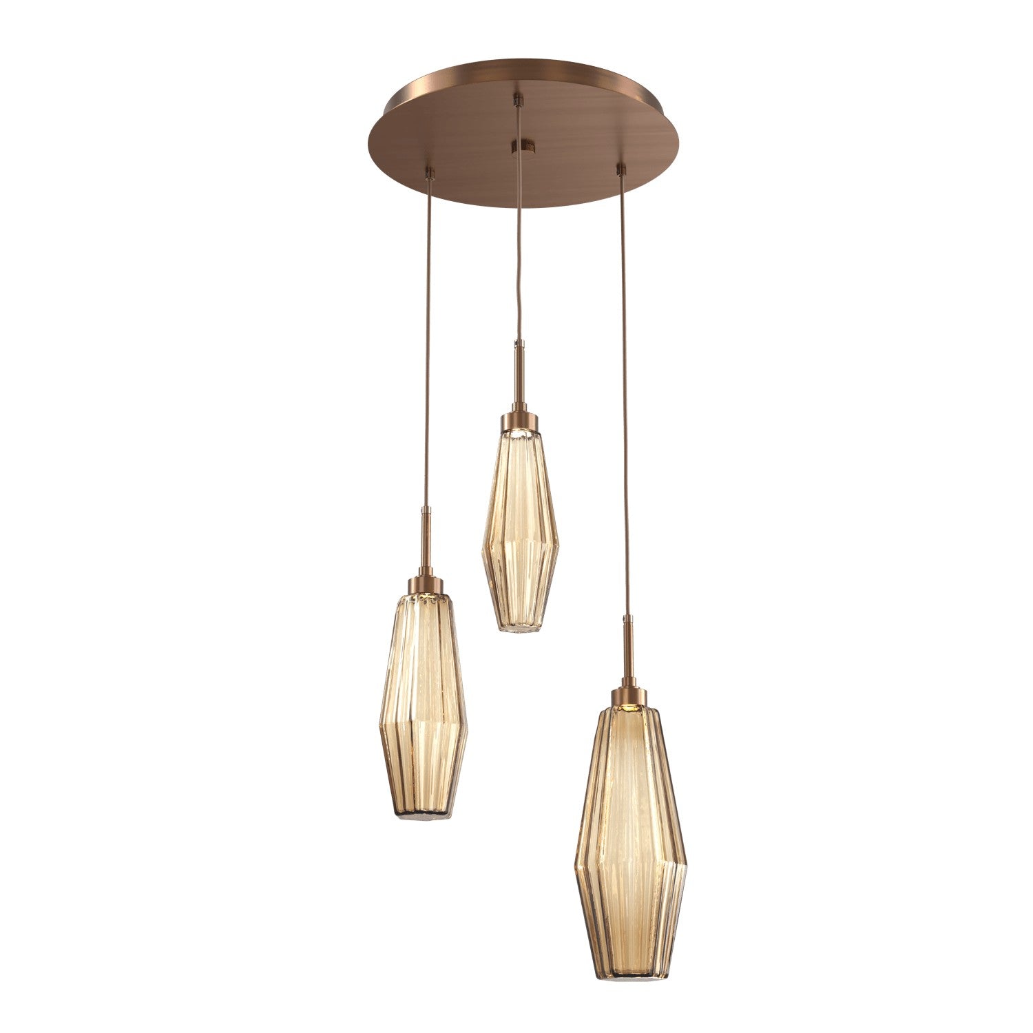 Hammerton Studio - CHB0049-03-RB-RB-C01-L1 - LED Pendant - Aalto - Oil Rubbed Bronze