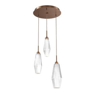 Hammerton Studio - CHB0049-03-RB-RC-C01-L3 - LED Pendant - Aalto - Oil Rubbed Bronze