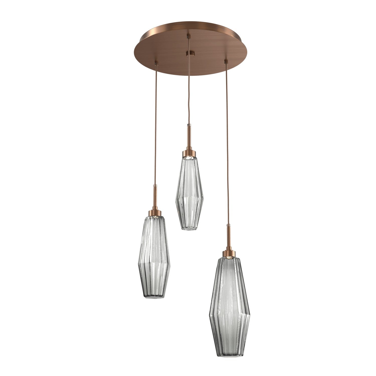 Hammerton Studio - CHB0049-03-RB-RS-C01-L1 - LED Pendant - Aalto - Oil Rubbed Bronze