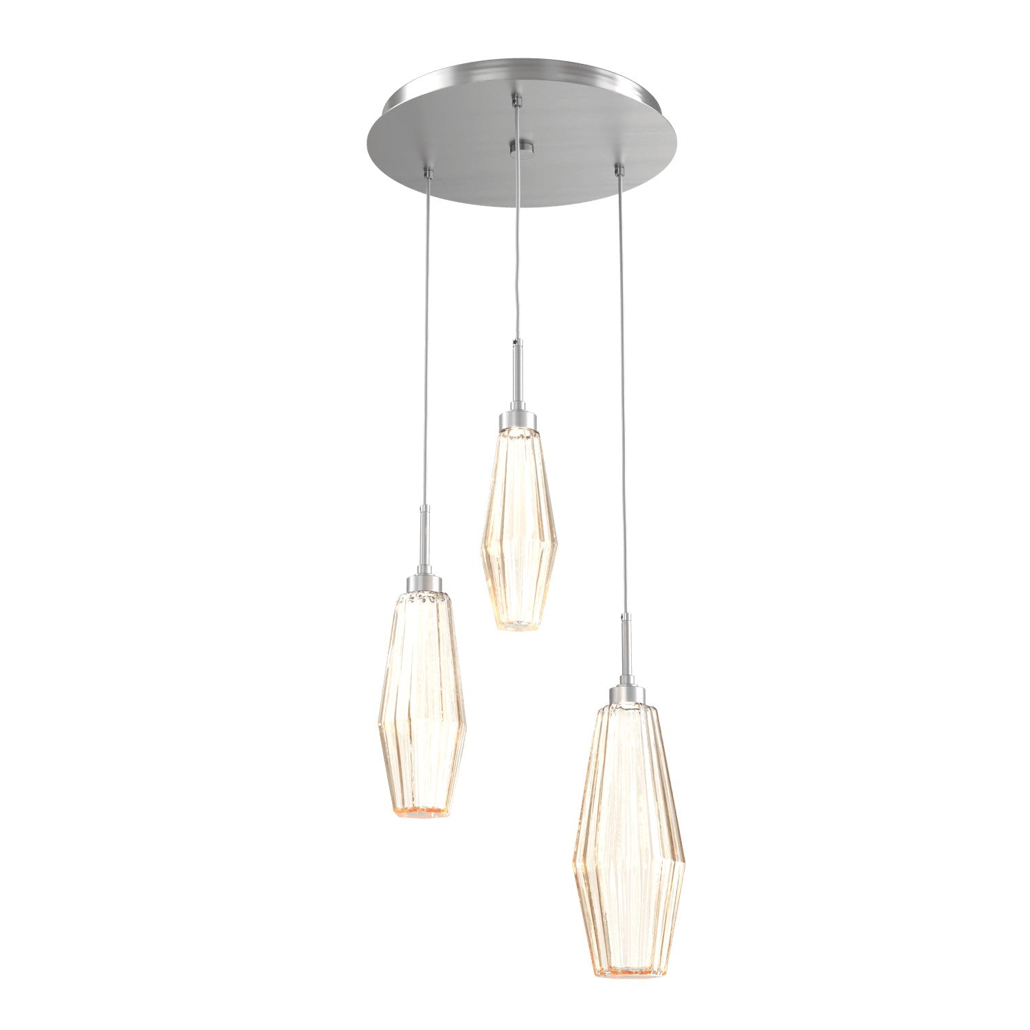 Hammerton Studio - CHB0049-03-SN-RA-C01-L1 - LED Pendant - Aalto - Satin Nickel