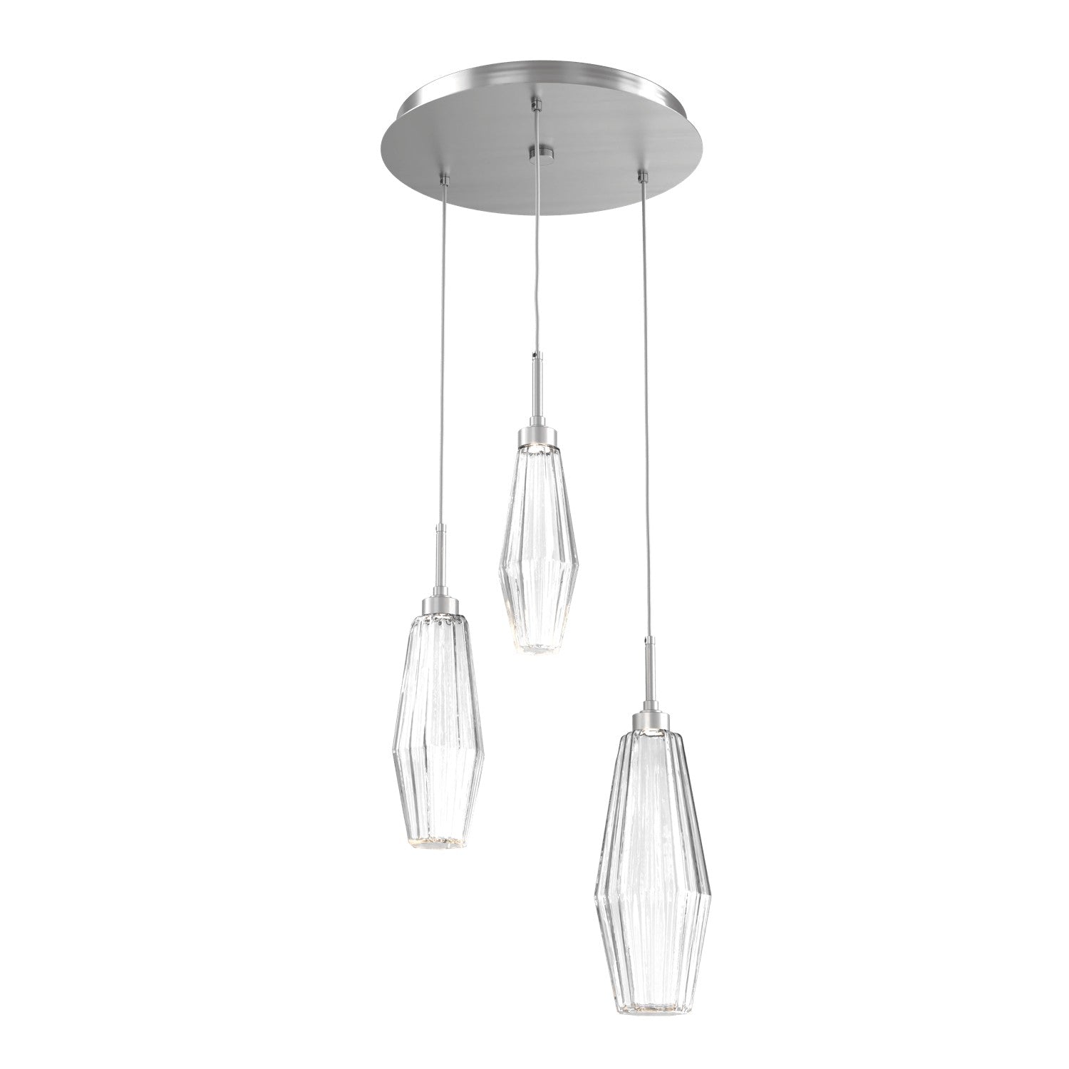 Hammerton Studio - CHB0049-03-SN-RC-C01-L1 - LED Pendant - Aalto - Satin Nickel