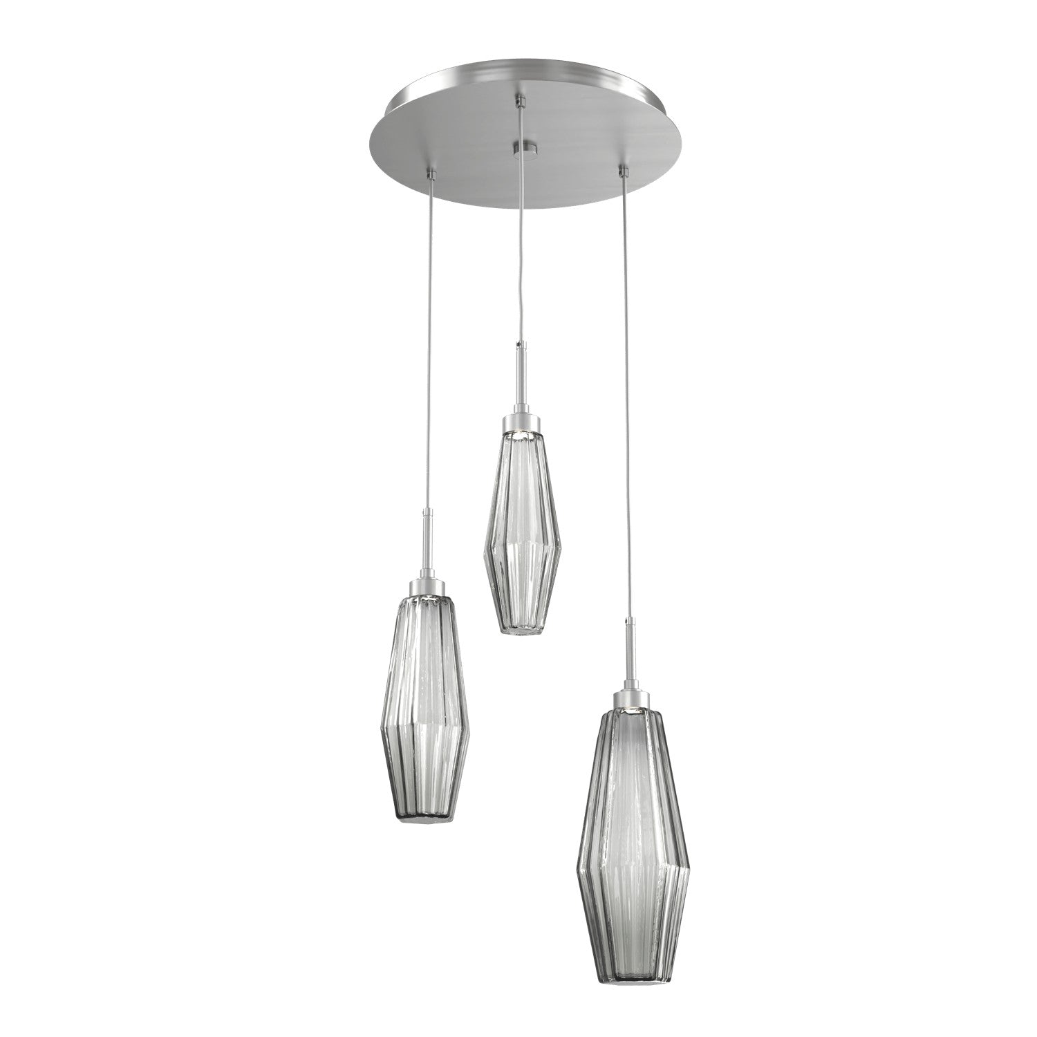 Hammerton Studio - CHB0049-03-SN-RS-C01-L1 - LED Pendant - Aalto - Satin Nickel