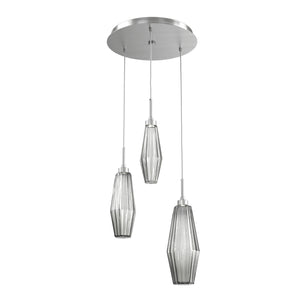 Hammerton Studio - CHB0049-03-SN-RS-C01-L3 - LED Pendant - Aalto - Satin Nickel