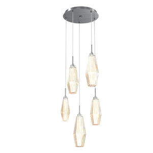 Hammerton Studio - CHB0049-05-GM-RA-C01-L1 - LED Pendant - Aalto - Gunmetal