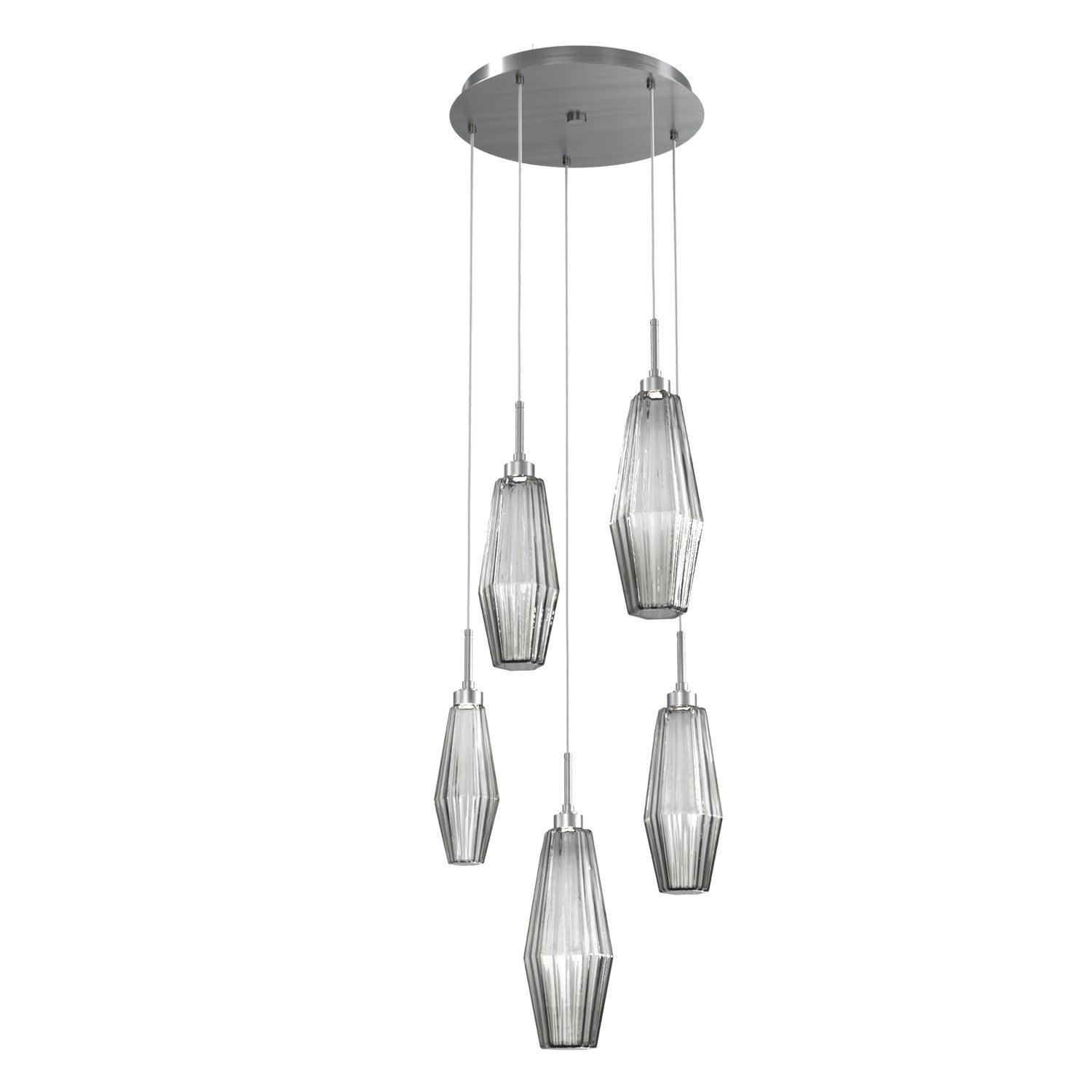 Hammerton Studio - CHB0049-05-GM-RS-C01-L1 - LED Pendant - Aalto - Gunmetal