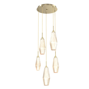 Hammerton Studio - CHB0049-05-HB-RA-C01-L1 - LED Pendant - Aalto - Heritage Brass