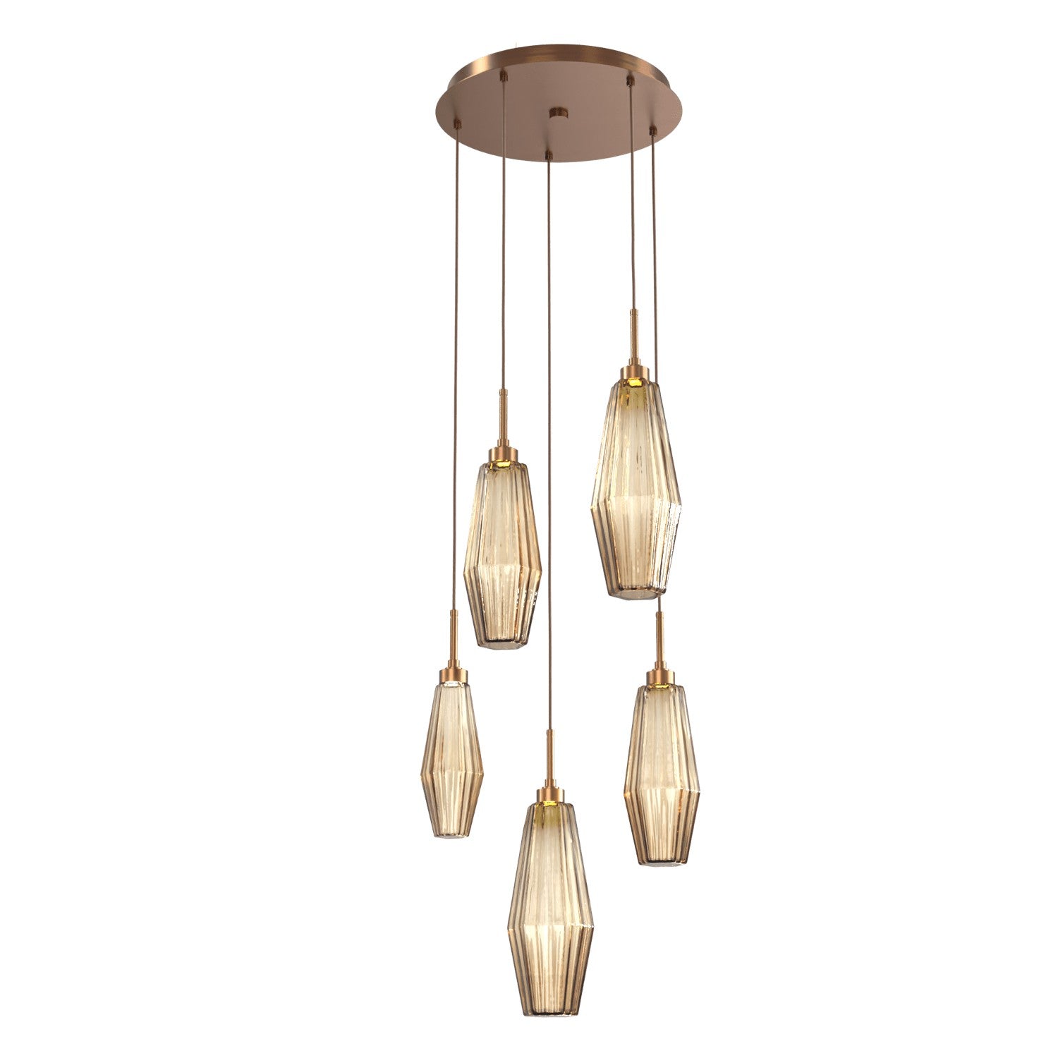 Hammerton Studio - CHB0049-05-RB-RB-C01-L3 - LED Pendant - Aalto - Oil Rubbed Bronze