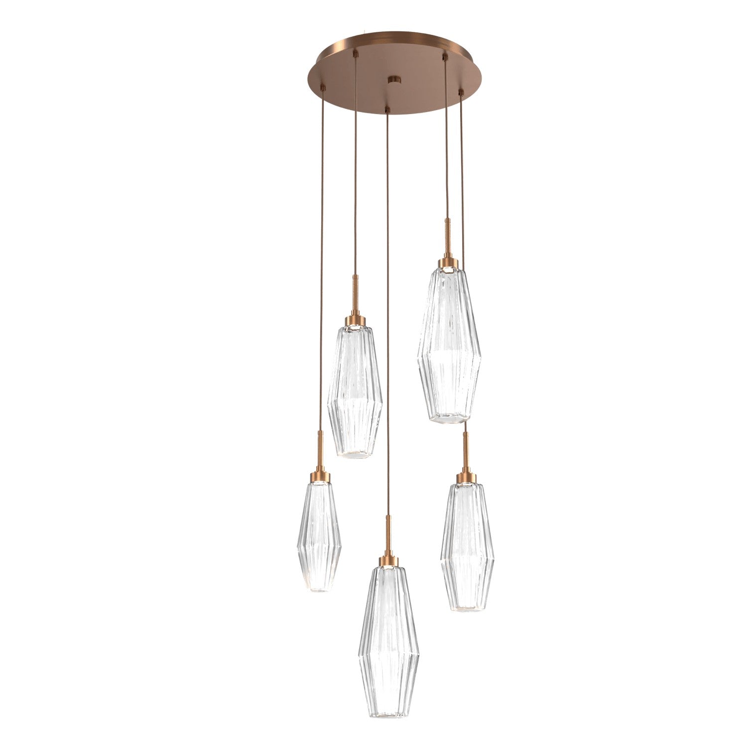 Hammerton Studio - CHB0049-05-RB-RC-C01-L3 - LED Pendant - Aalto - Oil Rubbed Bronze