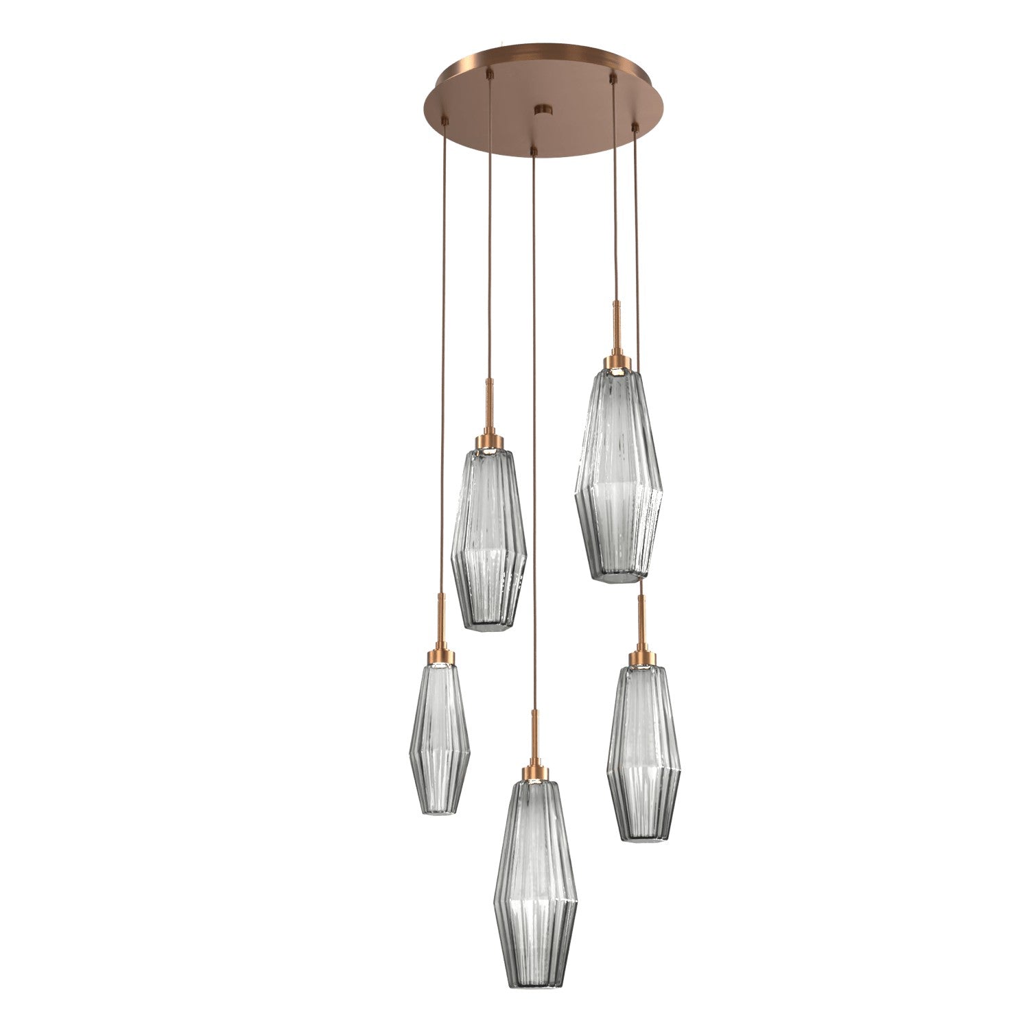 Hammerton Studio - CHB0049-05-RB-RS-C01-L1 - LED Pendant - Aalto - Oil Rubbed Bronze