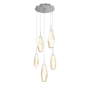 Hammerton Studio - CHB0049-05-SN-RA-C01-L1 - LED Pendant - Aalto - Satin Nickel