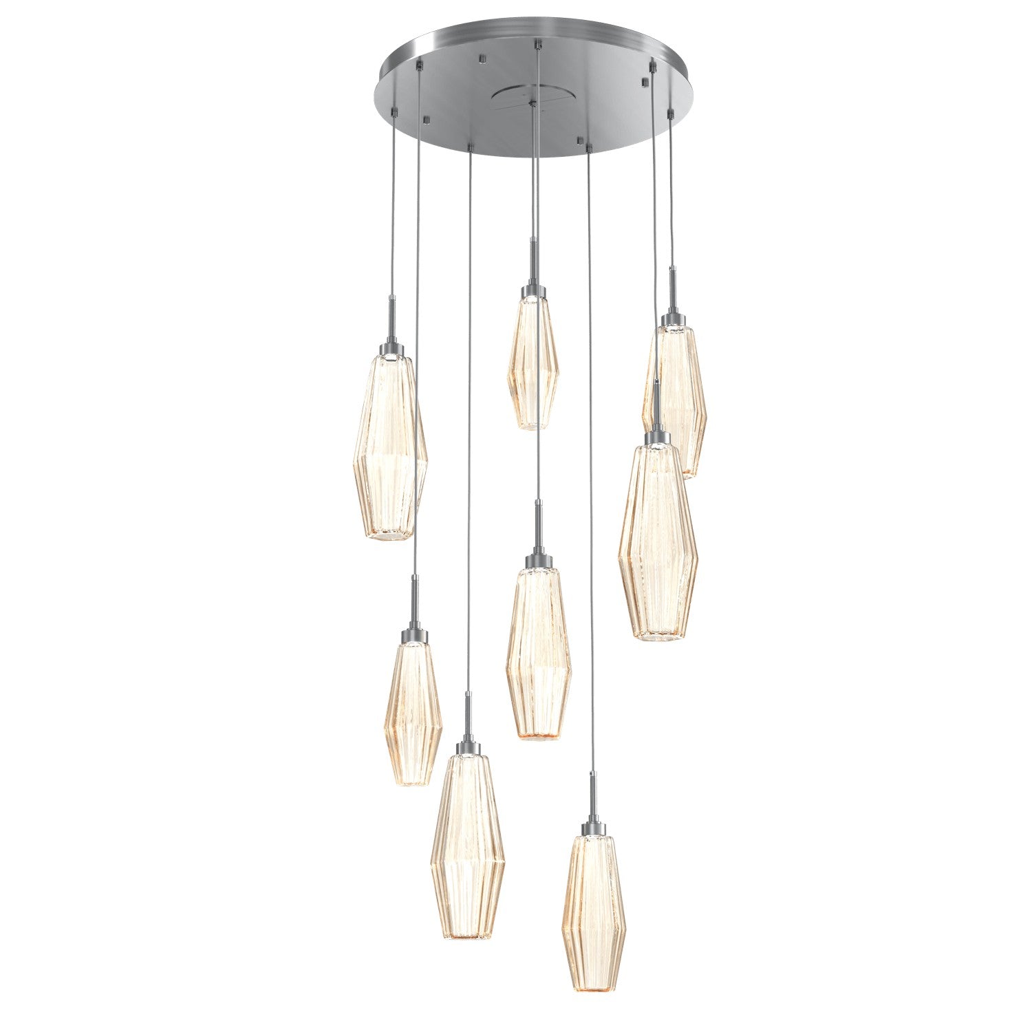 Hammerton Studio - CHB0049-08-GM-RA-C01-L1 - LED Pendant - Aalto - Gunmetal