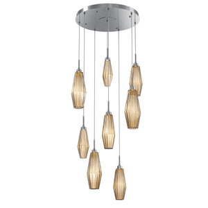 Hammerton Studio - CHB0049-08-GM-RB-C01-L1 - LED Pendant - Aalto - Gunmetal