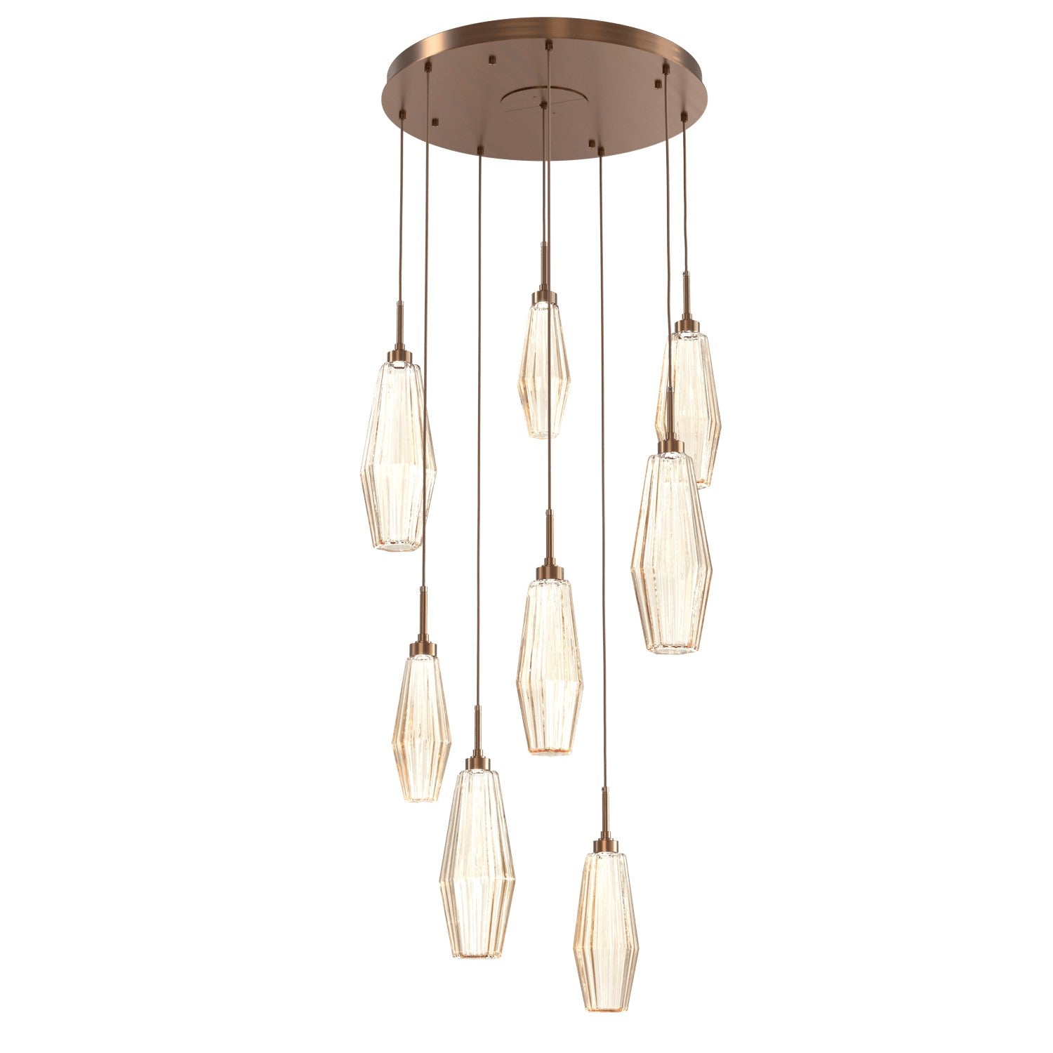 Hammerton Studio - CHB0049-08-RB-RA-C01-L3 - LED Pendant - Aalto - Oil Rubbed Bronze