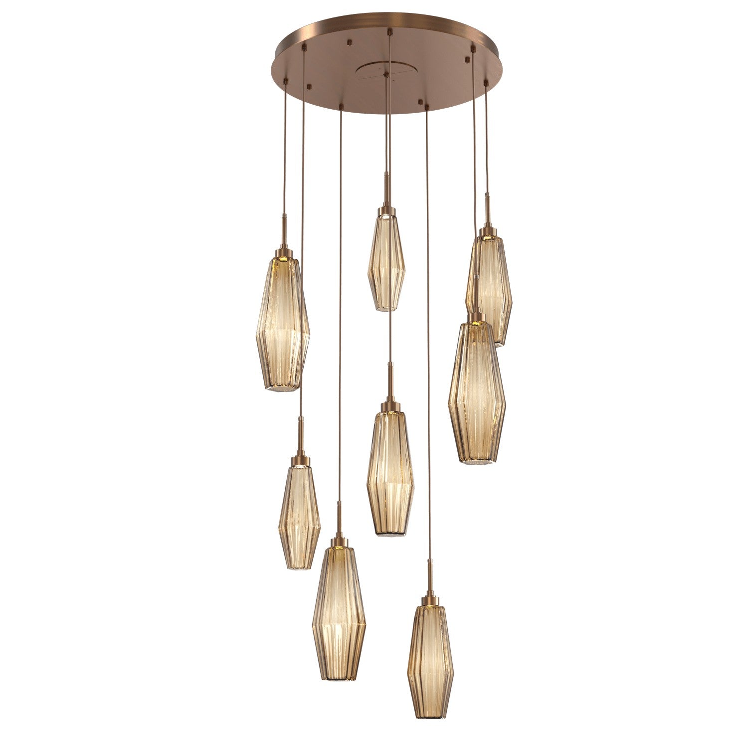 Hammerton Studio - CHB0049-08-RB-RB-C01-L1 - LED Pendant - Aalto - Oil Rubbed Bronze