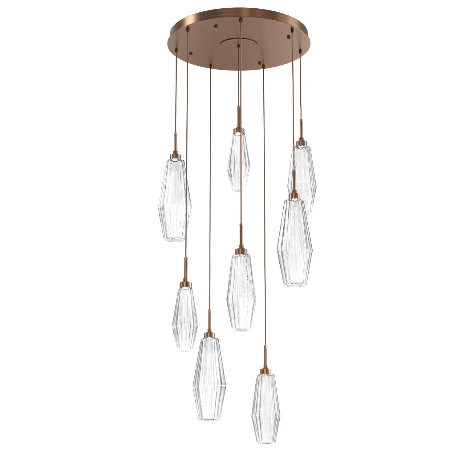 Hammerton Studio - CHB0049-08-RB-RC-C01-L3 - LED Pendant - Aalto - Oil Rubbed Bronze