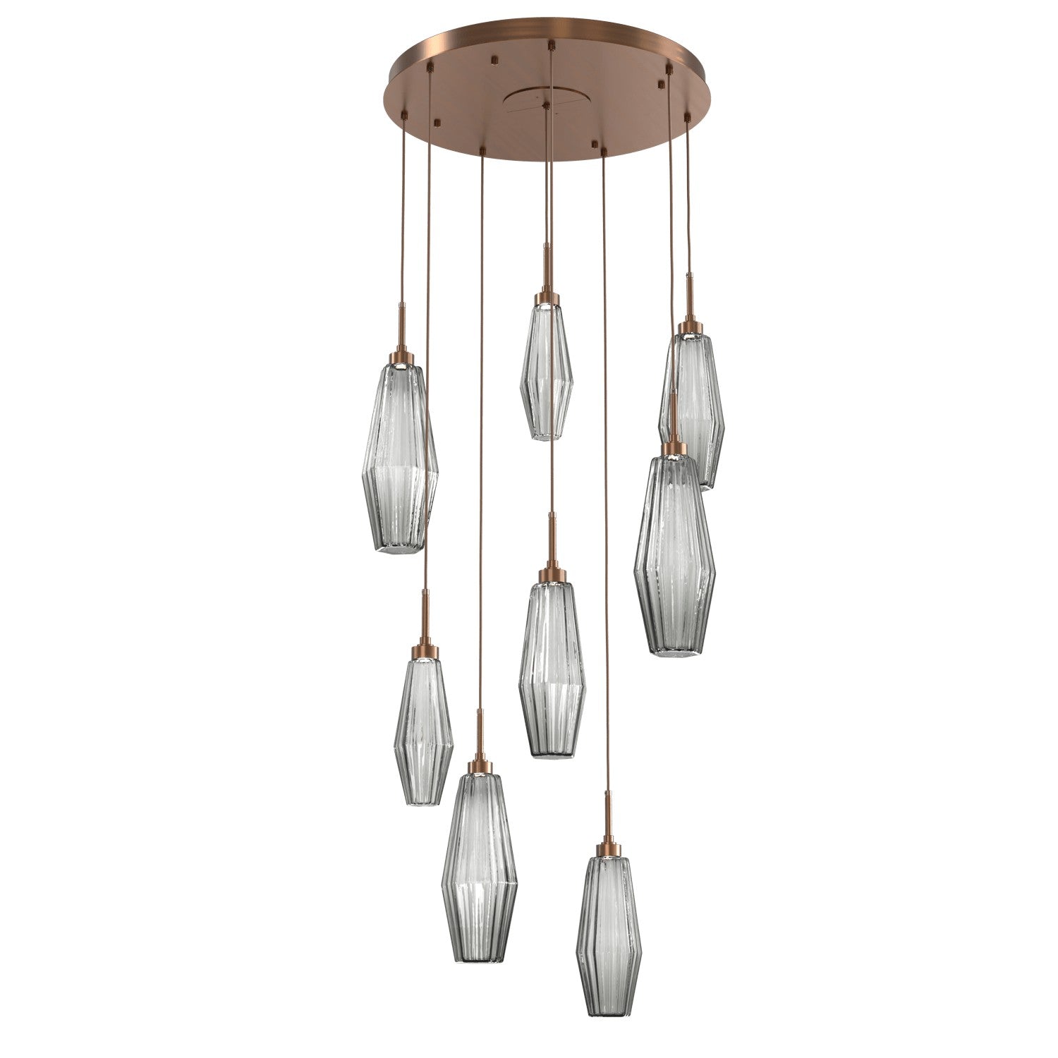 Hammerton Studio - CHB0049-08-RB-RS-C01-L1 - LED Pendant - Aalto - Oil Rubbed Bronze