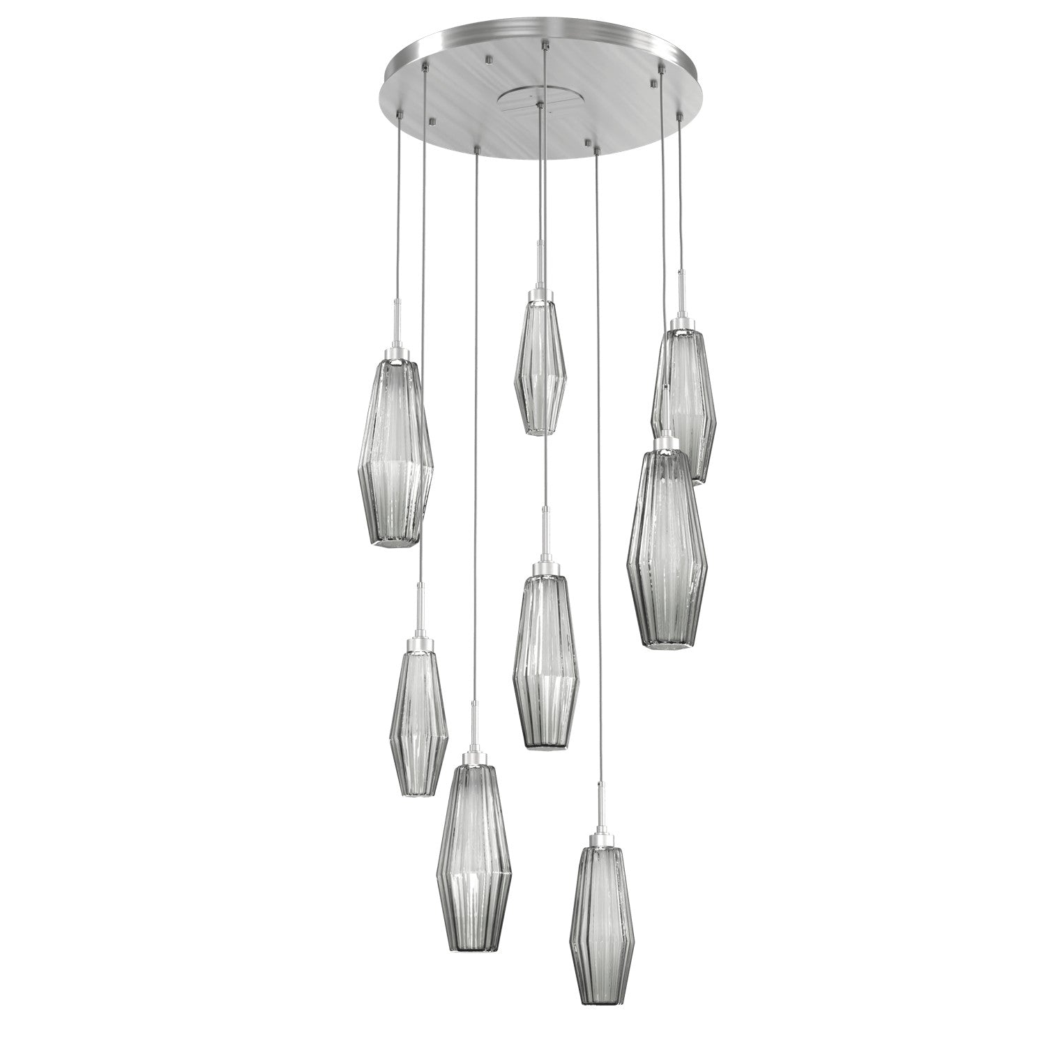 Hammerton Studio - CHB0049-08-SN-RS-C01-L1 - LED Pendant - Aalto - Satin Nickel