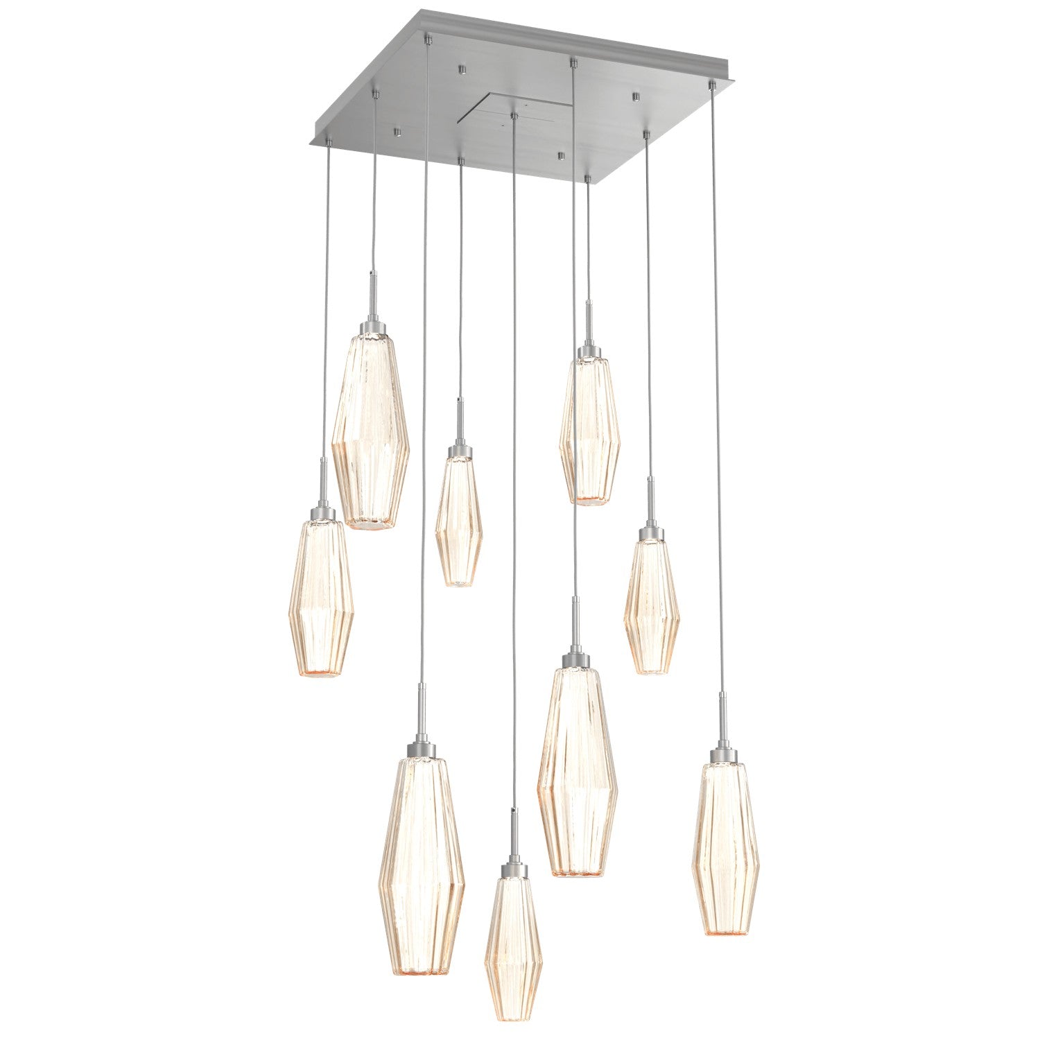 Hammerton Studio - CHB0049-09-SN-RA-C01-L1 - LED Pendant - Aalto - Satin Nickel