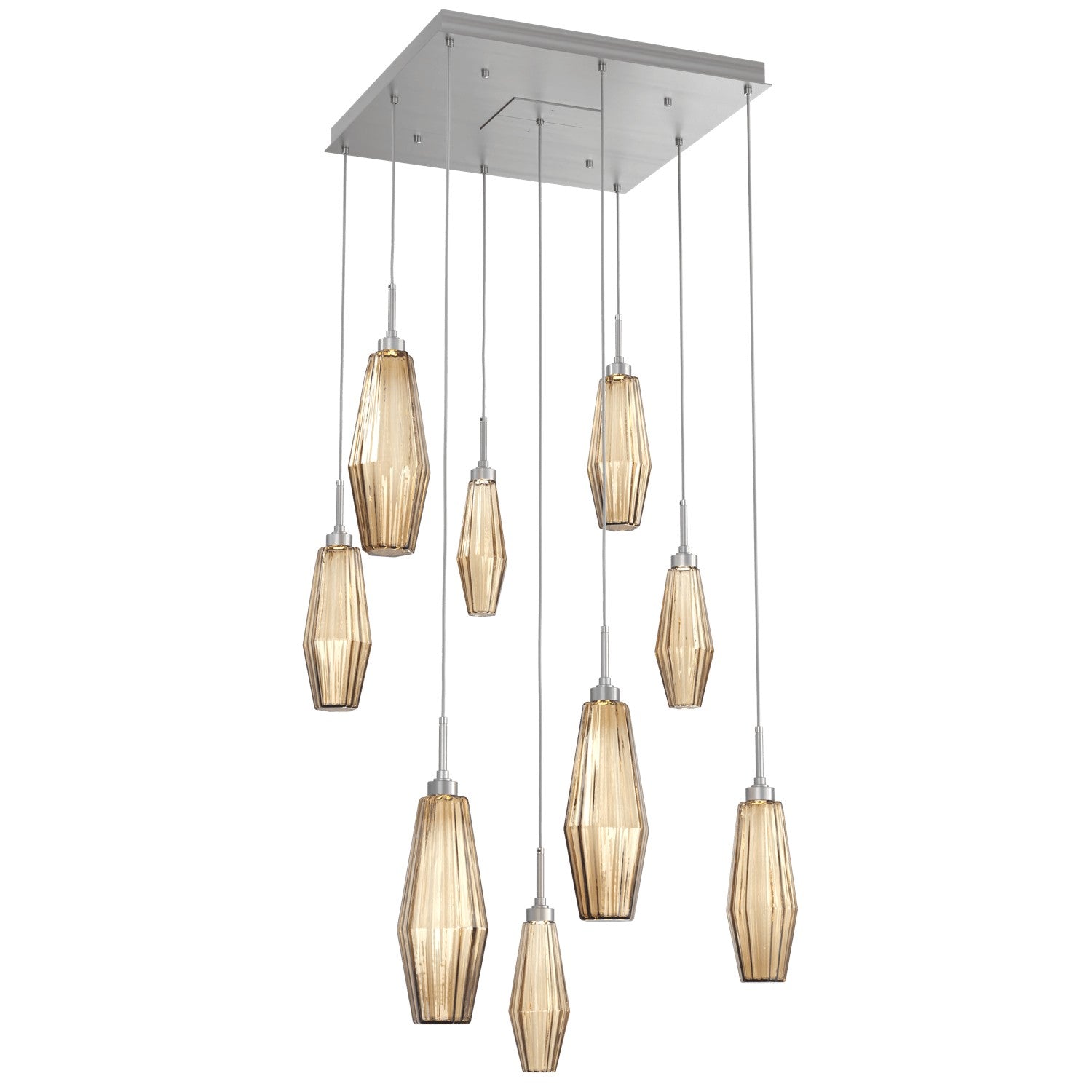 Hammerton Studio - CHB0049-09-SN-RB-C01-L1 - LED Pendant - Aalto - Satin Nickel