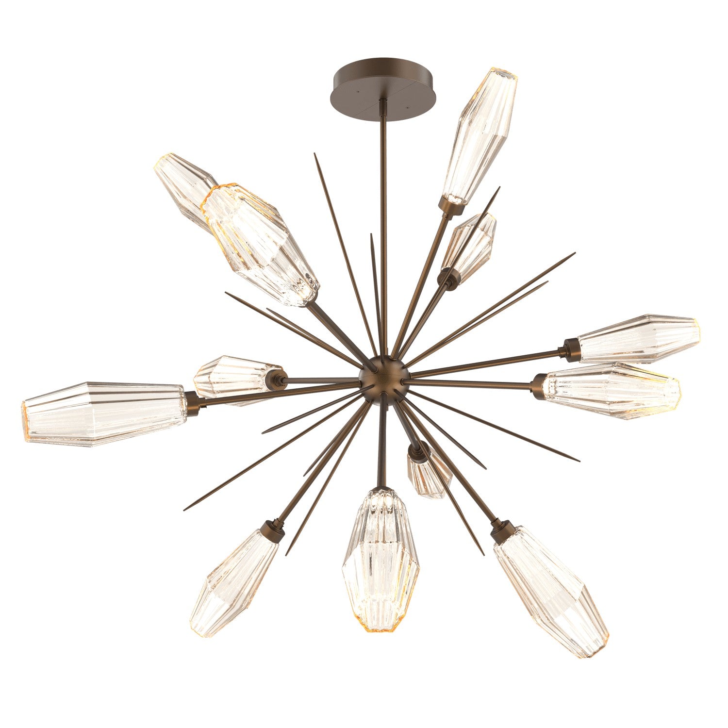 Hammerton Studio - CHB0049-0B-FB-RA-001-L1 - LED Starburst - Aalto - Flat Bronze