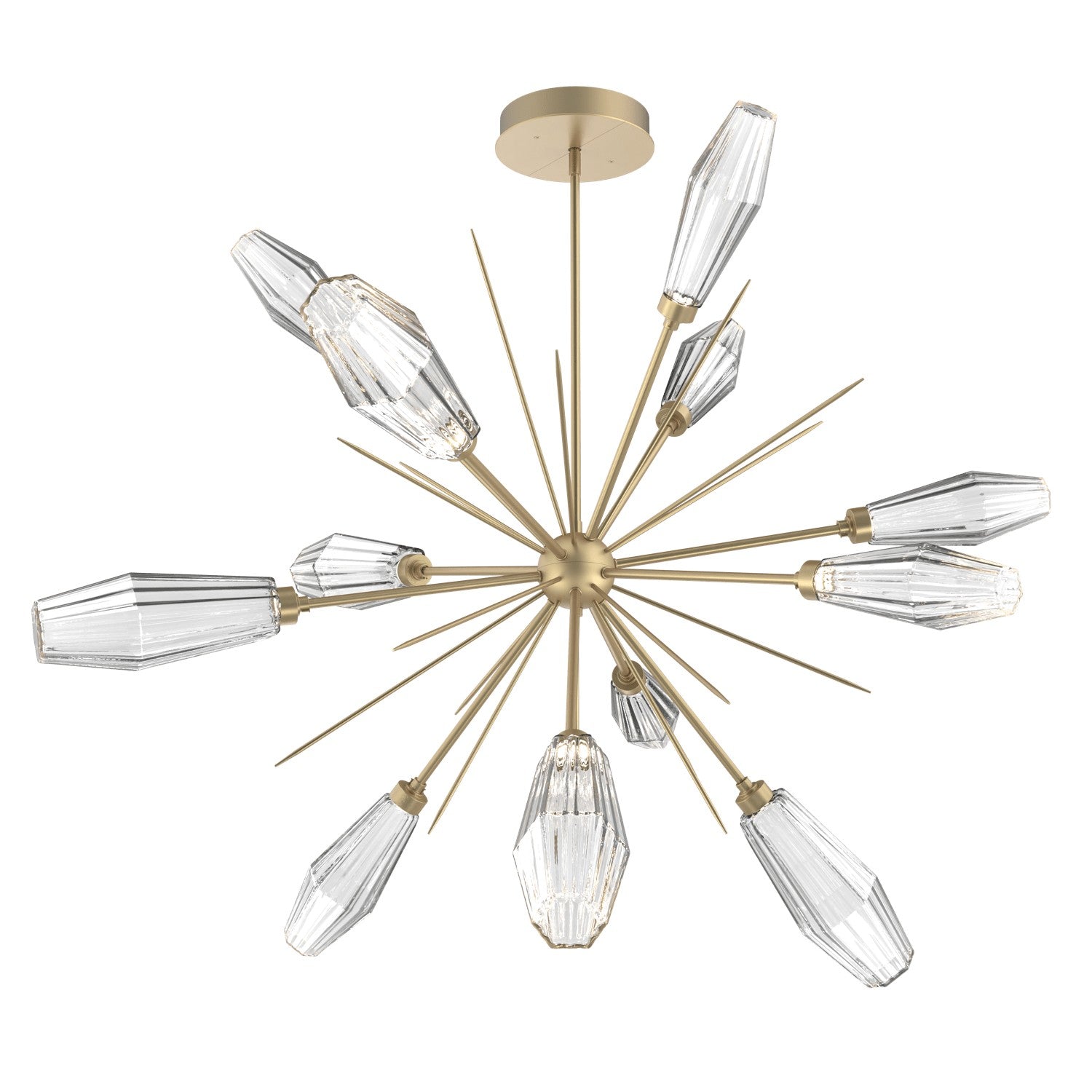 Hammerton Studio - CHB0049-0B-GB-RC-001-L1 - LED Starburst - Aalto - Gilded Brass