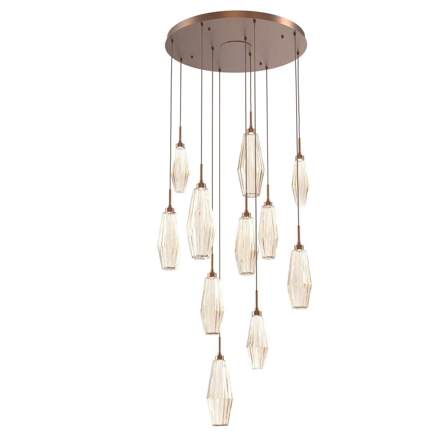 Hammerton Studio - CHB0049-11-BB-RA-C01-L1 - LED Pendant - Aalto - Burnished Bronze