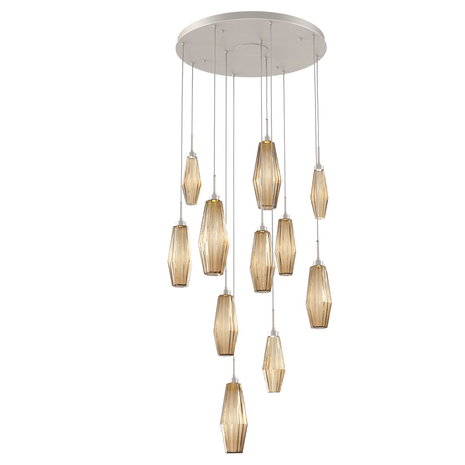 Hammerton Studio - CHB0049-11-BS-RB-C01-L1 - LED Pendant - Aalto - Beige Silver