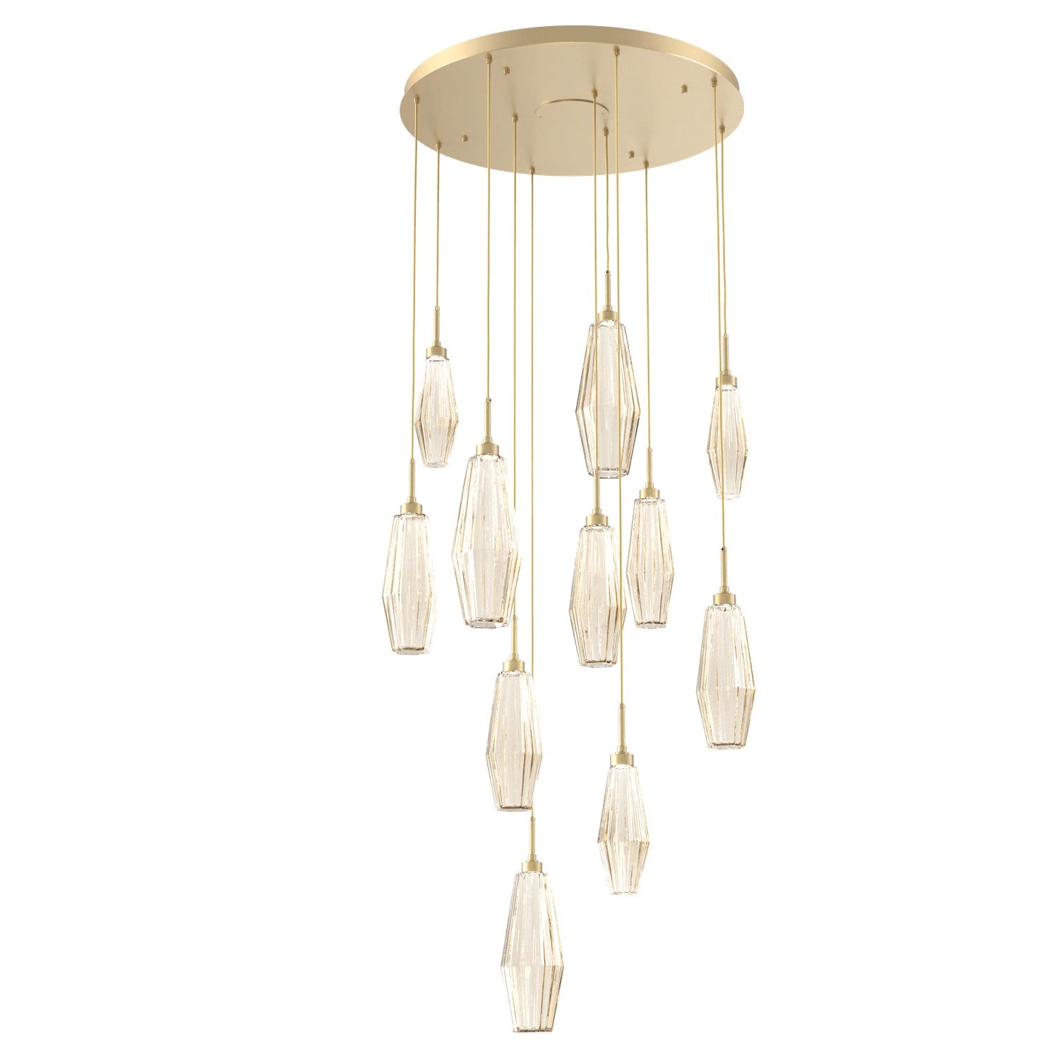 Hammerton Studio - CHB0049-11-GB-RA-C01-L1 - LED Pendant - Aalto - Gilded Brass