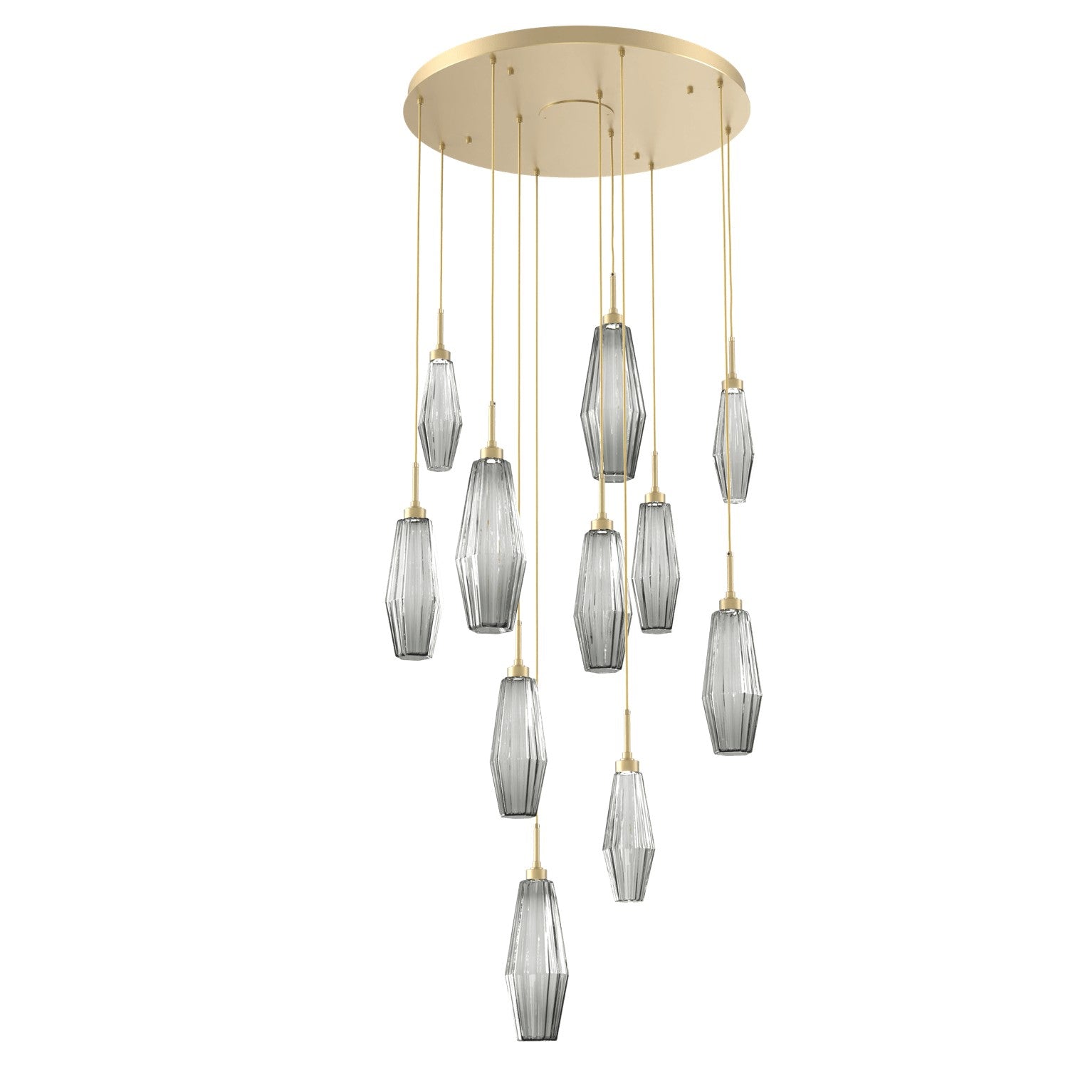 Hammerton Studio - CHB0049-11-GB-RS-C01-L1 - LED Pendant - Aalto - Gilded Brass