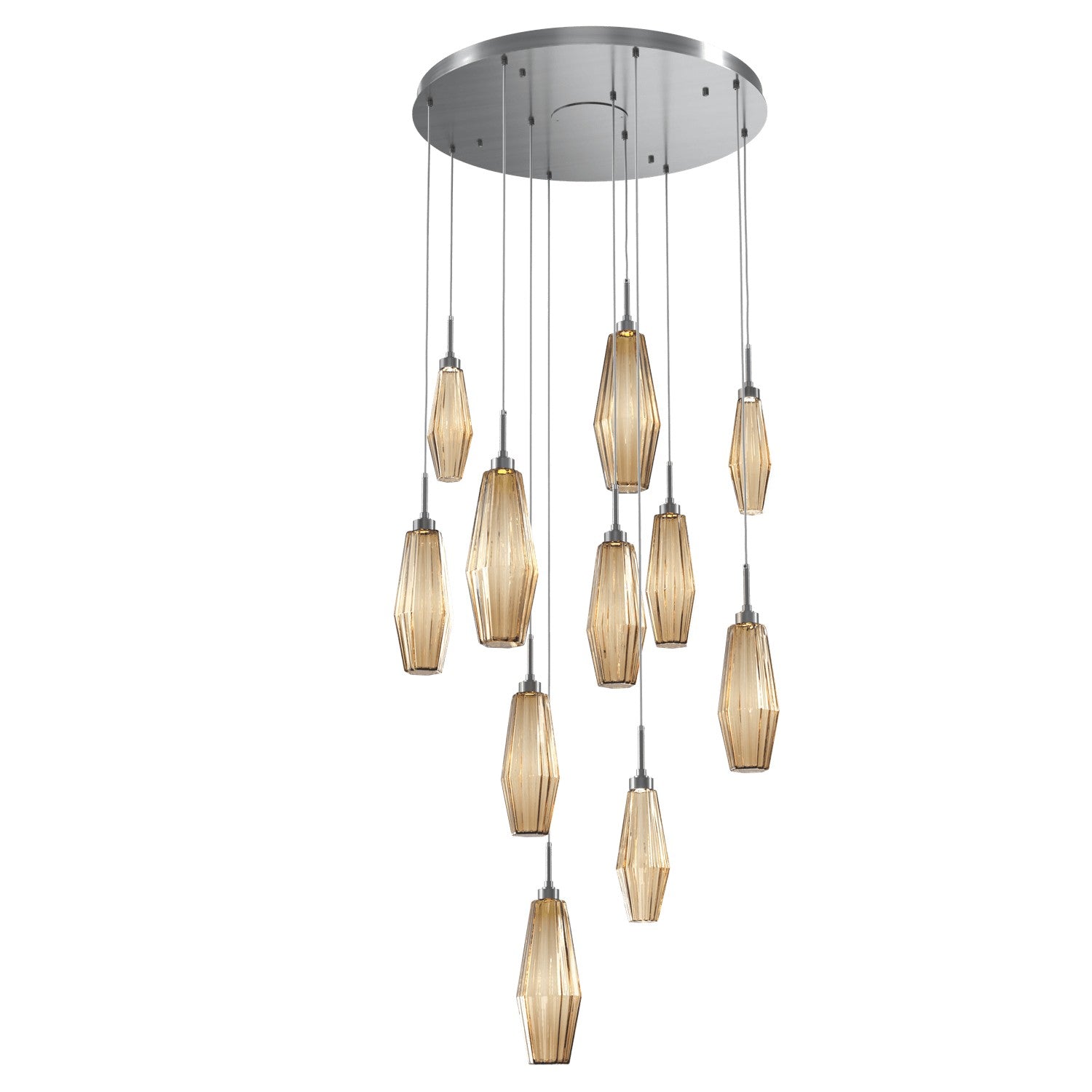 Hammerton Studio - CHB0049-11-GM-RB-C01-L1 - LED Pendant - Aalto - Gunmetal