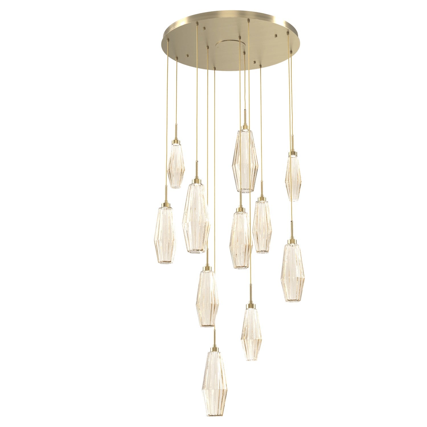 Hammerton Studio - CHB0049-11-HB-RA-C01-L3 - LED Pendant - Aalto - Heritage Brass