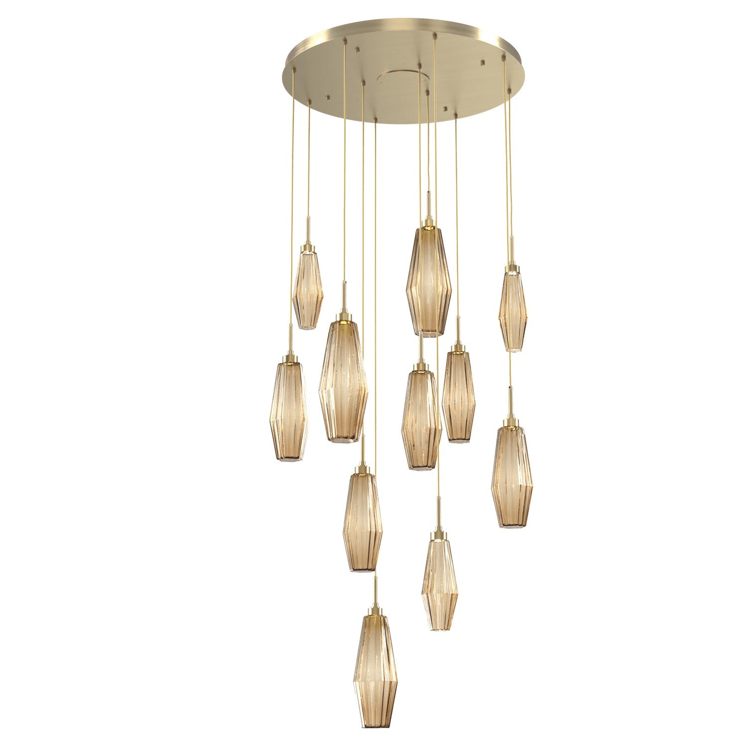 Hammerton Studio - CHB0049-11-HB-RB-C01-L1 - LED Pendant - Aalto - Heritage Brass