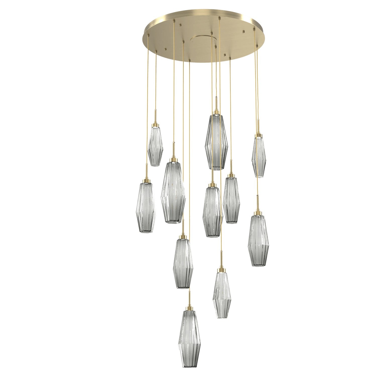 Hammerton Studio - CHB0049-11-HB-RS-C01-L1 - LED Pendant - Aalto - Heritage Brass