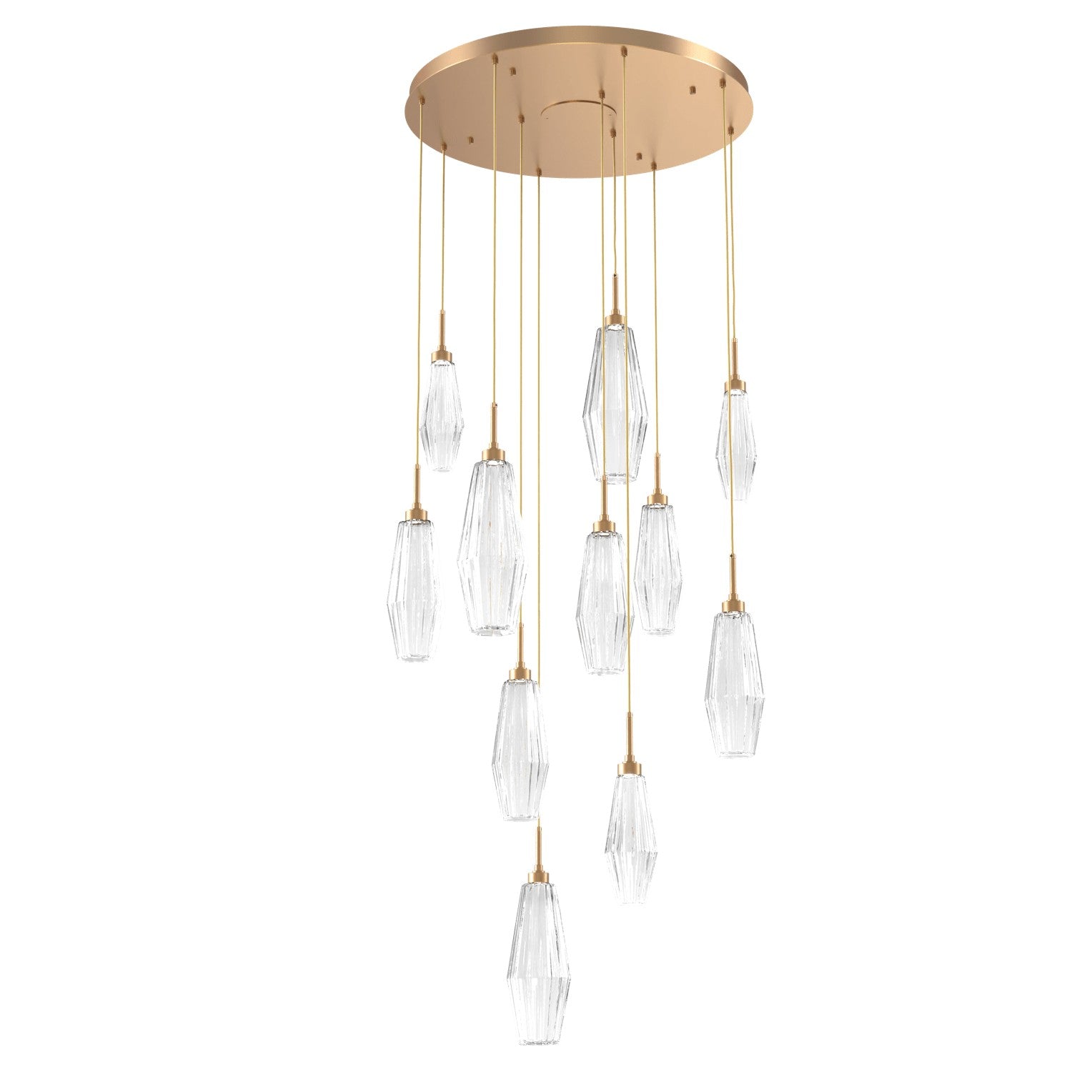 Hammerton Studio - CHB0049-11-NB-RC-C01-L3 - LED Pendant - Aalto - Novel Brass