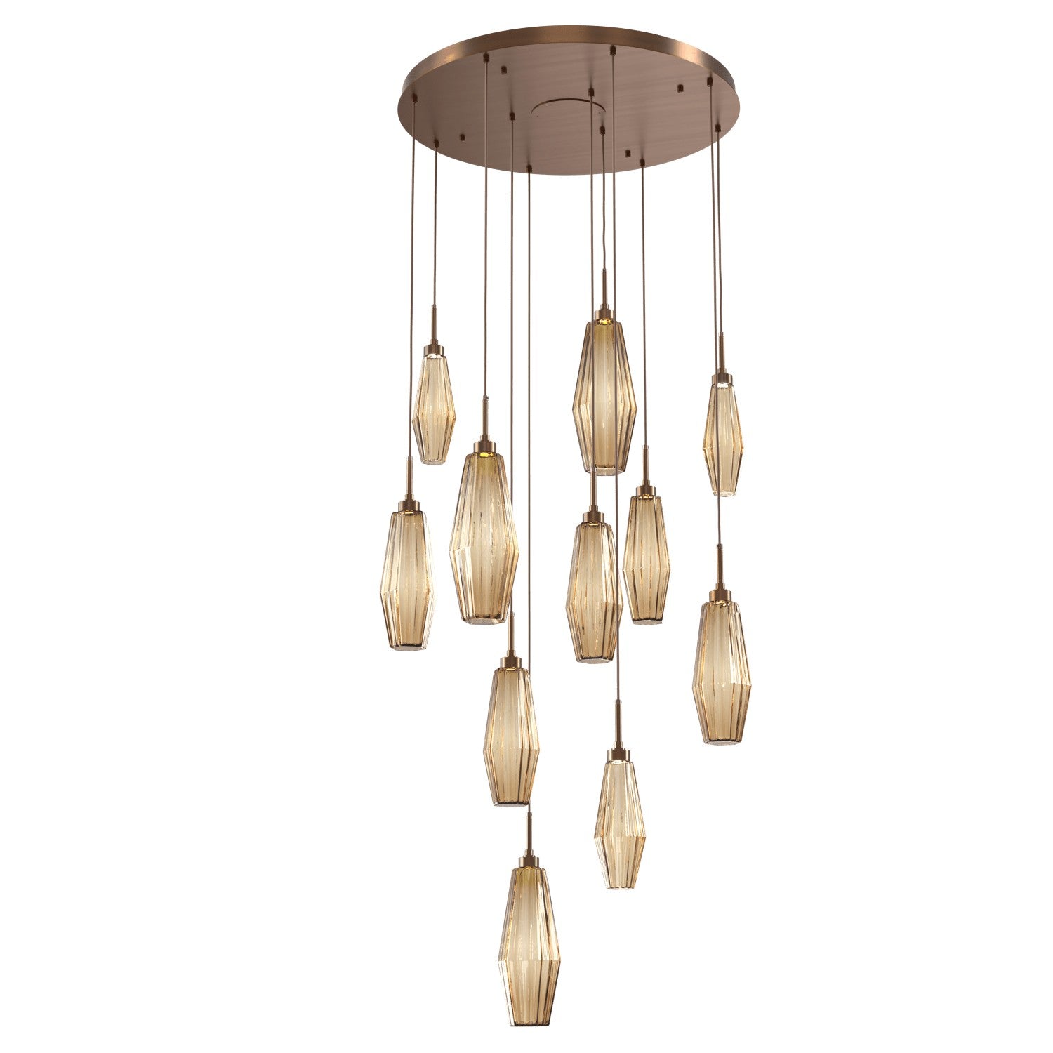 Hammerton Studio - CHB0049-11-RB-RB-C01-L3 - LED Pendant - Aalto - Oil Rubbed Bronze