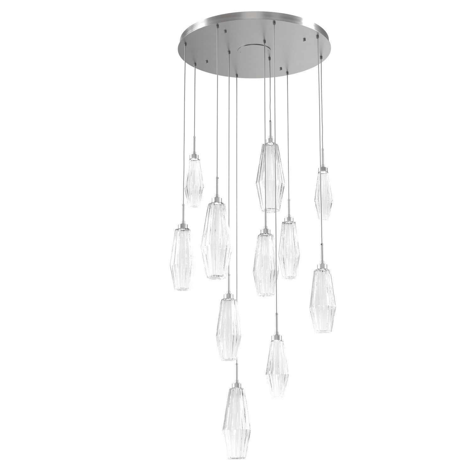 Hammerton Studio - CHB0049-11-SN-RC-C01-L1 - LED Pendant - Aalto - Satin Nickel