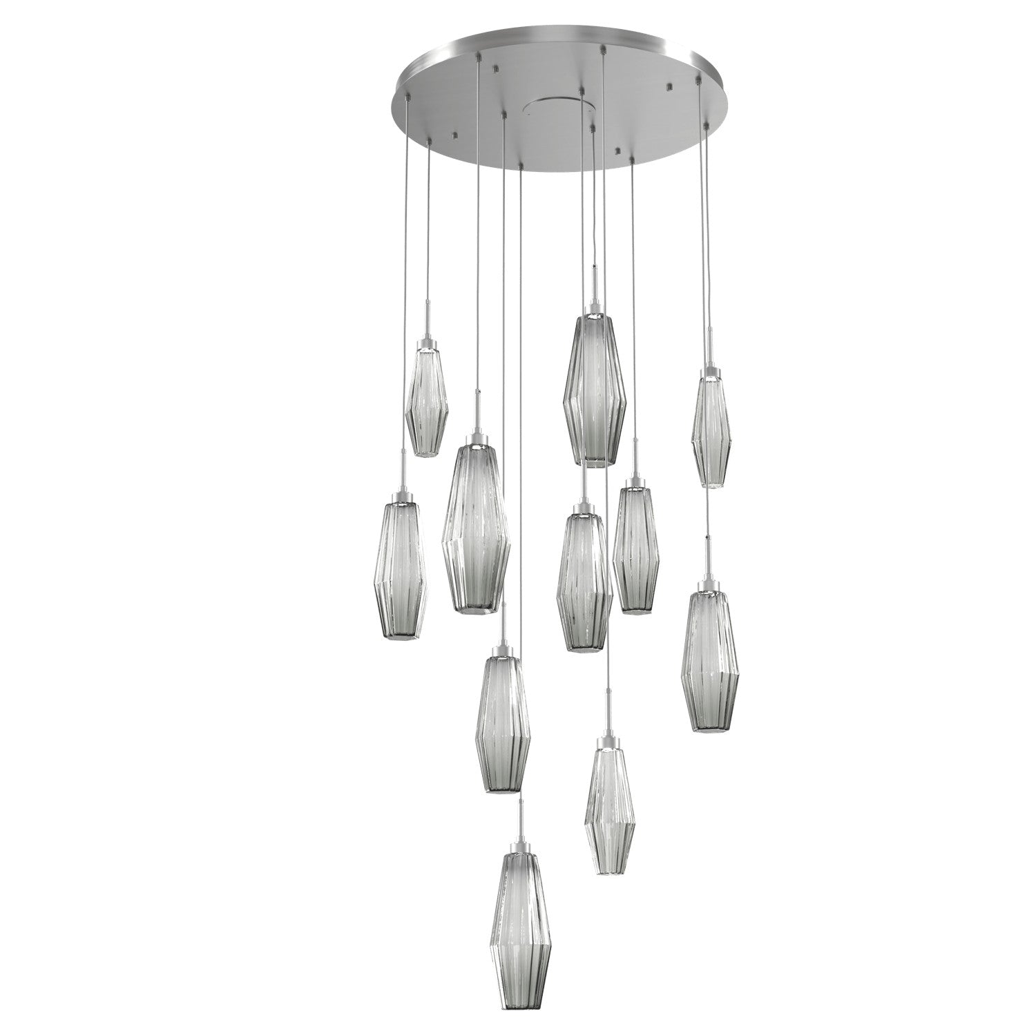 Hammerton Studio - CHB0049-11-SN-RS-C01-L3 - LED Pendant - Aalto - Satin Nickel