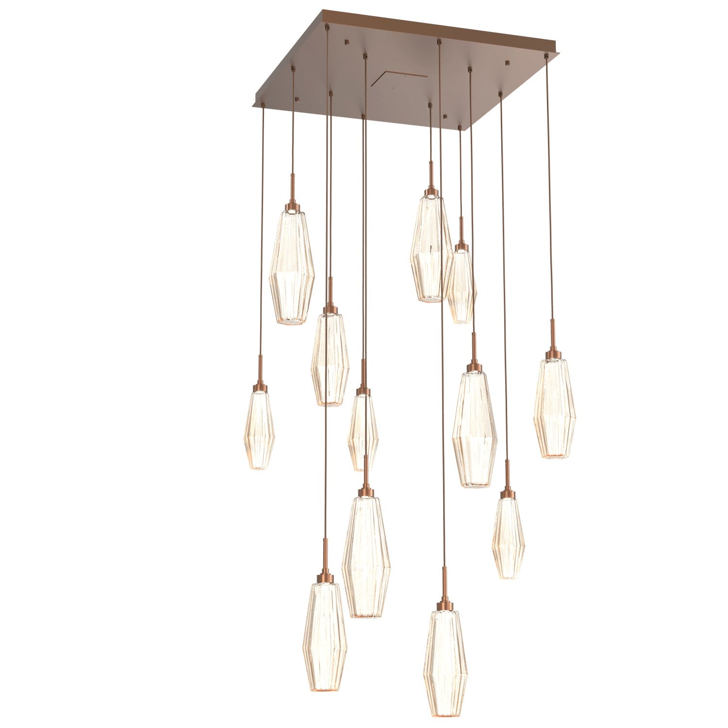 Hammerton Studio - CHB0049-12-BB-RA-C01-L1 - LED Pendant - Aalto - Burnished Bronze