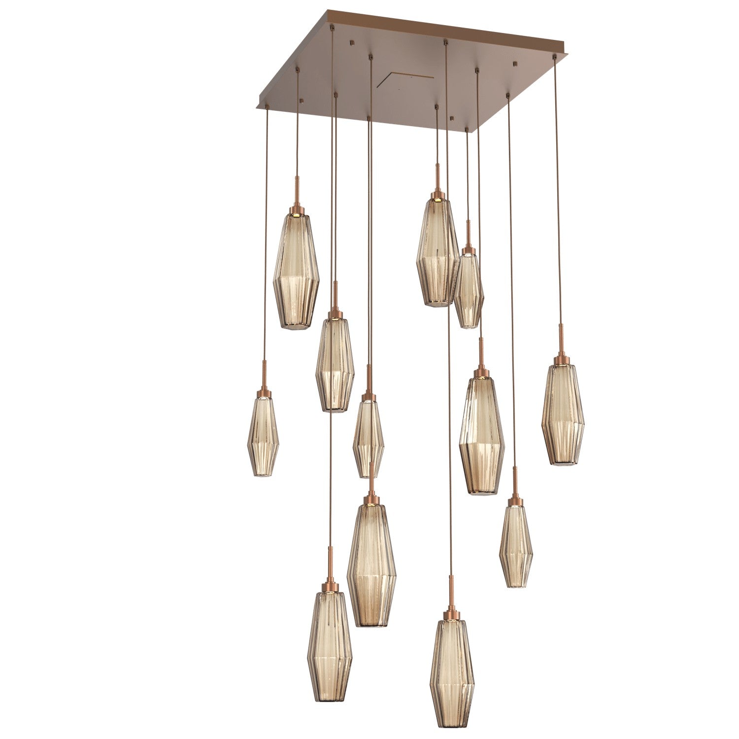 Hammerton Studio - CHB0049-12-BB-RB-C01-L1 - LED Pendant - Aalto - Burnished Bronze