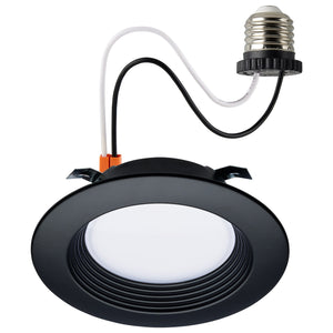 Satco - S11832R1 - LED Downlight - Black