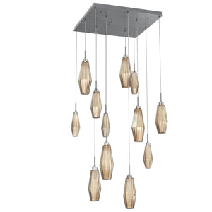 Hammerton Studio - CHB0049-12-GM-RB-C01-L1 - LED Pendant - Aalto - Gunmetal