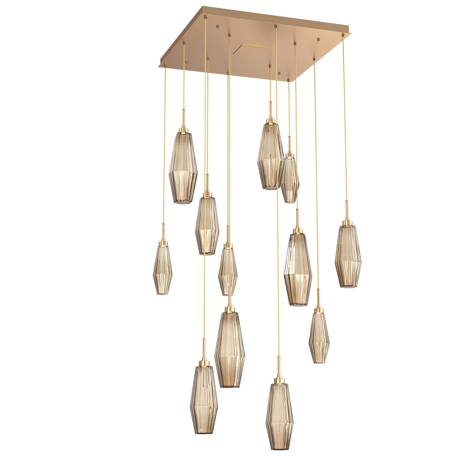 Hammerton Studio - CHB0049-12-NB-RB-C01-L1 - LED Pendant - Aalto - Novel Brass